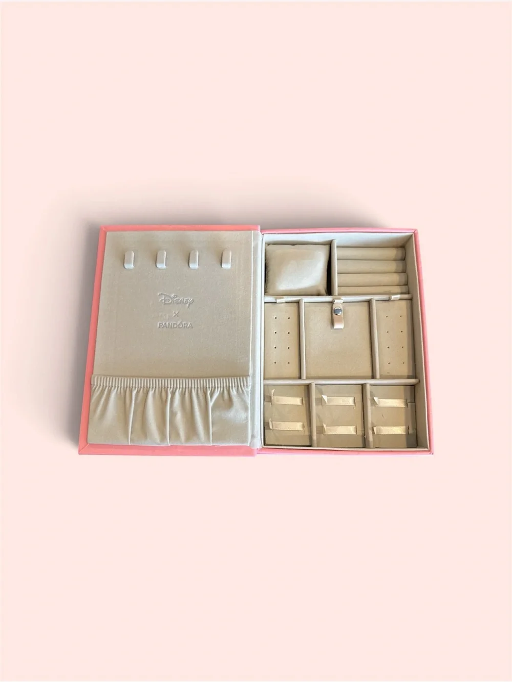 Disney X Pandora Princess Storybook Jewelry Box Pink NWT